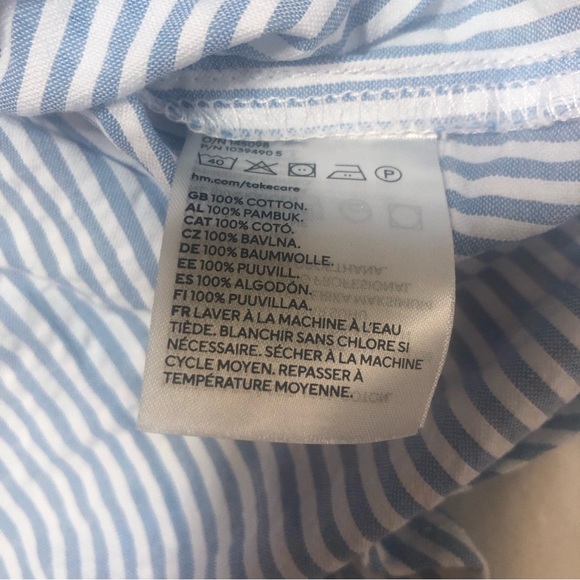 H&M 2 Pack NWT Cotton Summer Slip Dresses - Girls Sz 12-14 - Picture 4 of 5